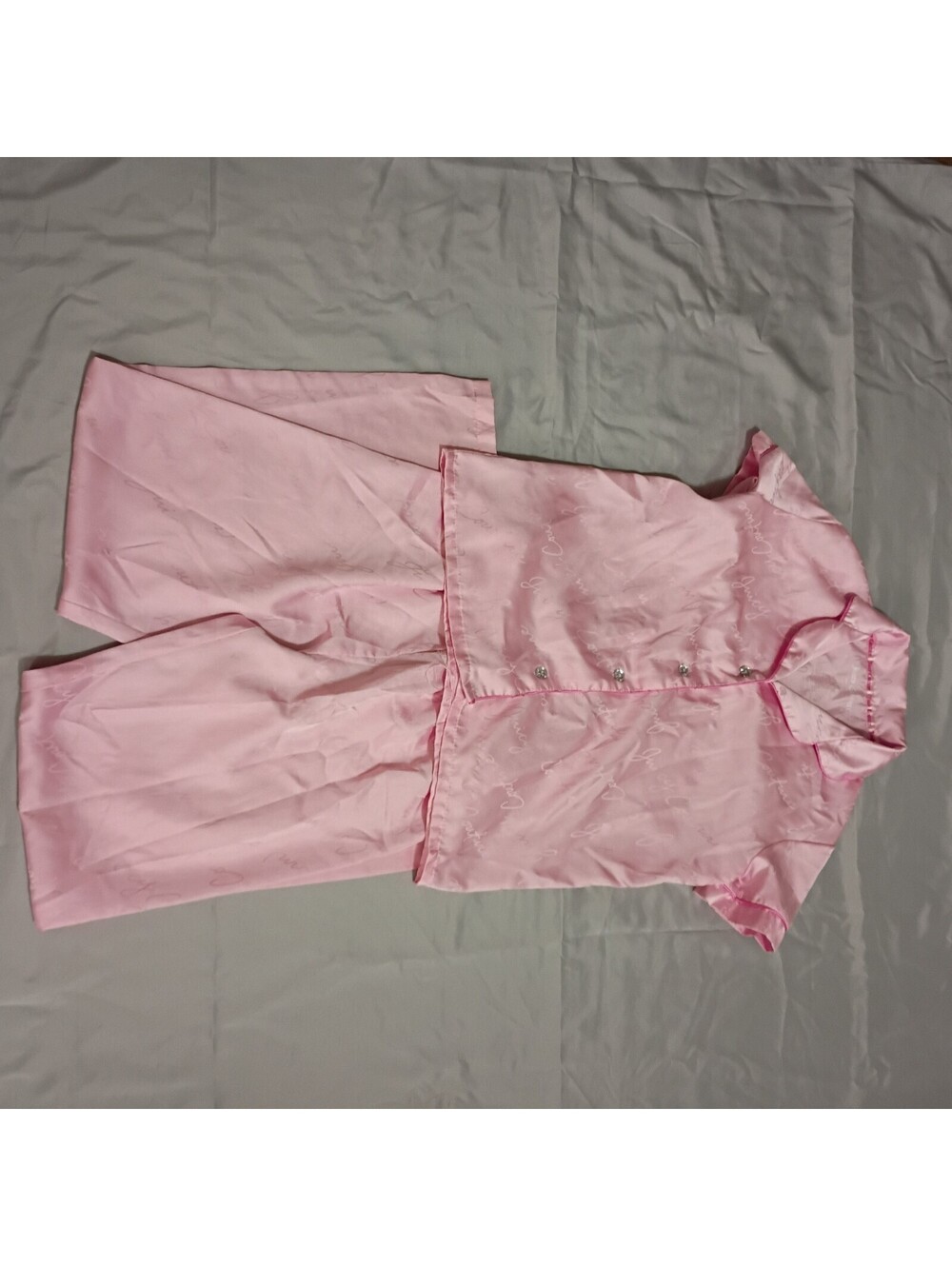 Juicy Couture Pink Satin Sleepwear Set